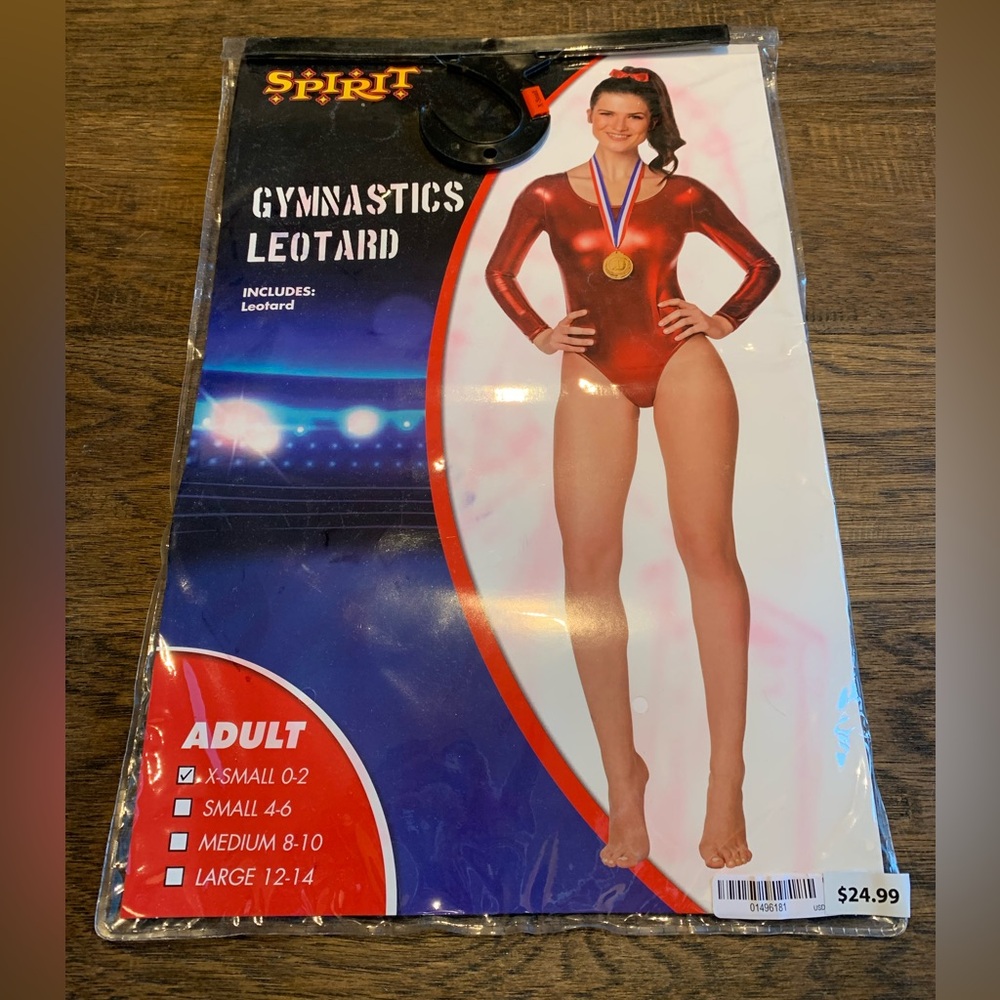 Gymnastics Leotard XS Spirit Halloween costume